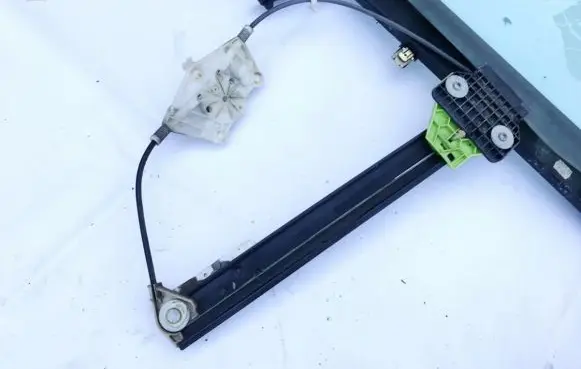 Sliding door window regulator with motor