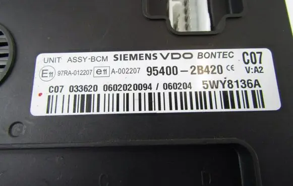 Hyundai Santa Fe Other control units/modules 954002B420