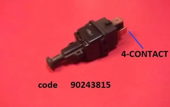Opel Vectra B Brake pedal sensor switch 90243815