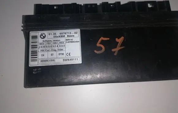 BMW 5 E60 E61 Comfort/convenience module 6978713