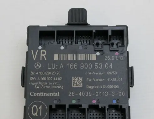 Mercedes-Benz ML W166 Door control unit/module A1669005304