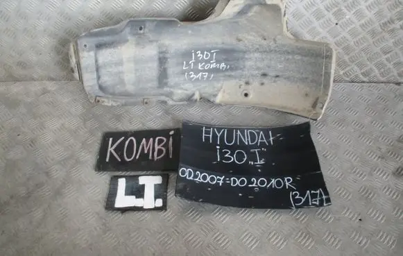 Hyundai i30 Rear arch fender liner splash guards 868212L100