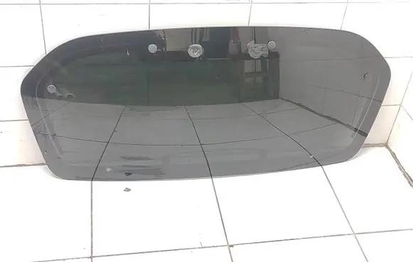 Hyundai Tucson JM Rear windscreen/windshield window DOT748M55AS3 43R000387 E000008