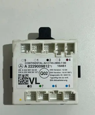 Mercedes-Benz C W205 Door control unit/module A2229009812 A2229015403