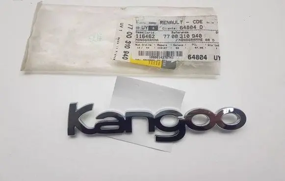 Renault Kangoo II Rear door emblem/model letters 7700310940 64804D 1000014370741