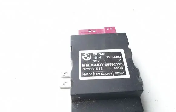 BMW 5 E60 E61 Fuel injection pump control unit/module 16147203993