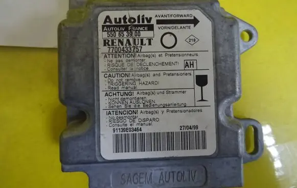 Renault Twingo I Airbag control unit/module 7700433757 550653900