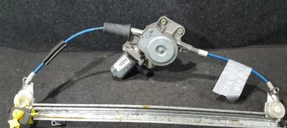 Sliding door window regulator with motor