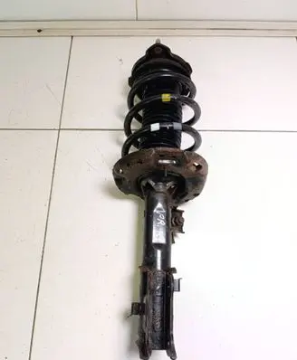 Front shock absorber with coil spring