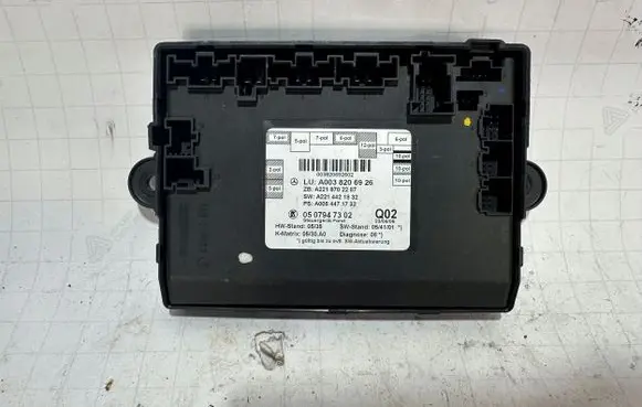 Mercedes-Benz S W221 Door control unit/module A0038206926