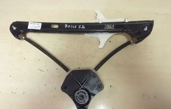 Volkswagen Golf VII Rear door window regulator with motor 5G4839462C I1861
