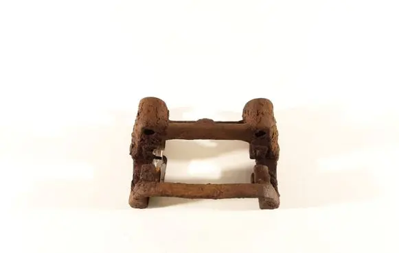 Opel Astra G Brake caliper pad carrier rear 