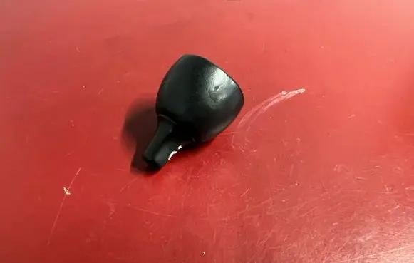 Gear lever shifter trim leather/knob