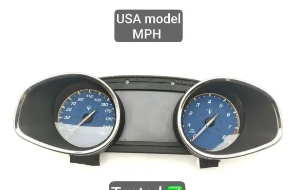 Maserati Quattroporte Speedometer (instrument cluster) 670009732