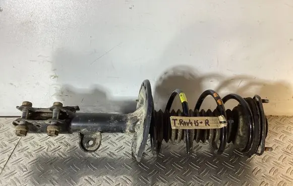 Front shock absorber with coil spring