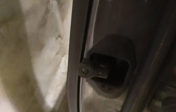 Rear door check strap stopper