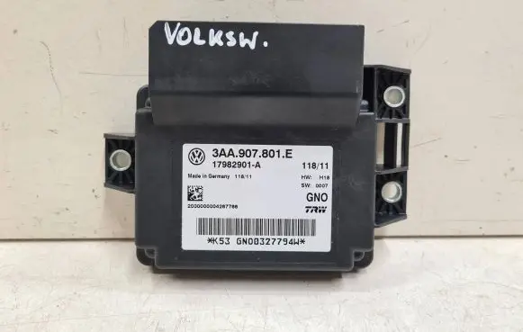 Volkswagen PASSAT B7 Hand brake control module 3AA907801E 17982901A GN00327794W