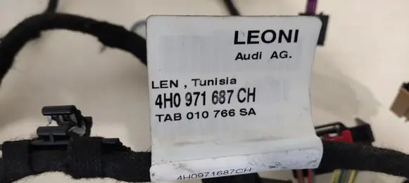 Audi A8 S8 D4 4H Rear door wiring loom 4H0971687CH