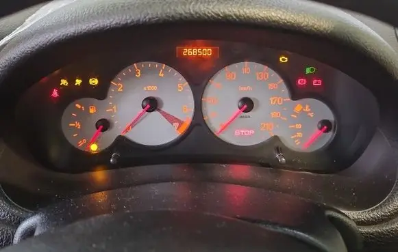 Peugeot 206 Speedometer (instrument cluster) 9656696380 IMPRK1548334
