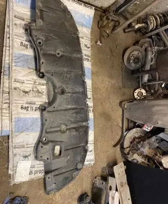 Toyota Highlander XU70 Front bumper skid plate/under tray 514410E100