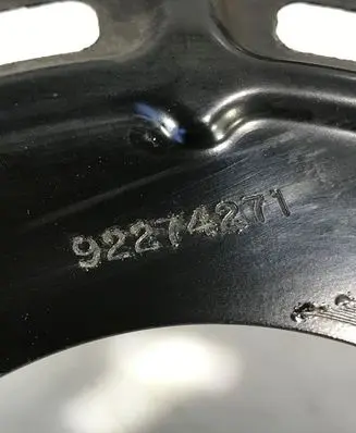 Chevrolet Camaro Rear brake disc plate dust cover 92274271