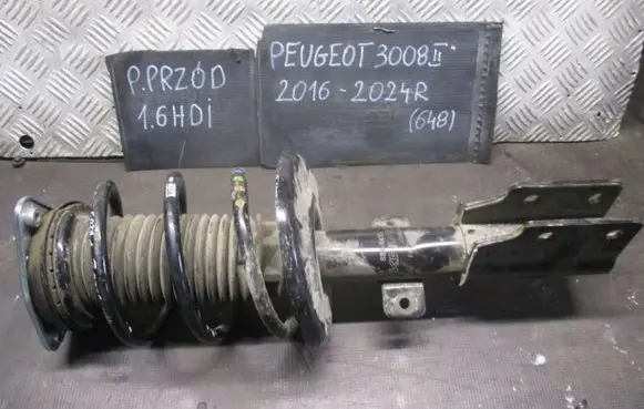 Peugeot 3008 II Front shock absorber with coil spring