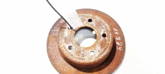 Mercedes-Benz C W202 Rear brake disc neventiliuojamas