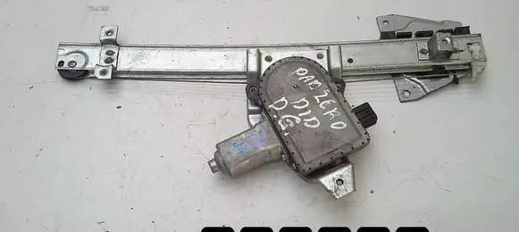 Front door window regulator with motor