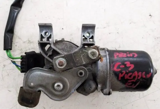 Citroen C3 Front wiper linkage and motor 9673169280