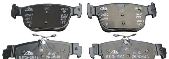 Audi A3 8Y Brake pads (front) 5WA698451G