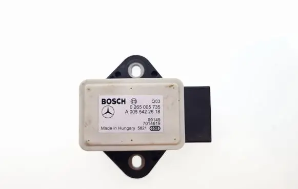 Mercedes-Benz E W212 ESP acceleration yaw rate sensor A0055422618 0265005735