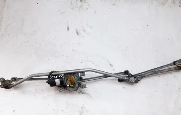 Front wiper linkage and motor