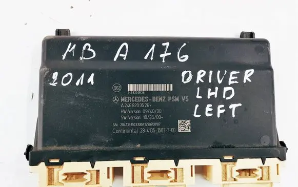 Mercedes-Benz A W176 Seat control module 2468200526 A2468200526