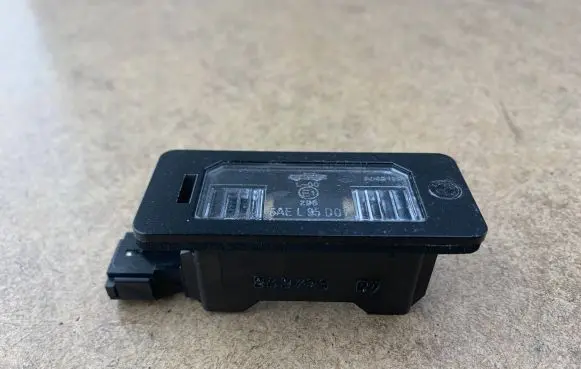 Number plate light