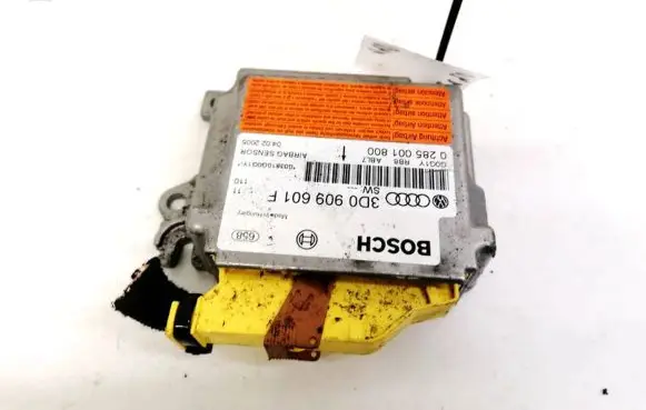 Volkswagen Touareg I Airbag control unit/module 3D0909601F 0285001800