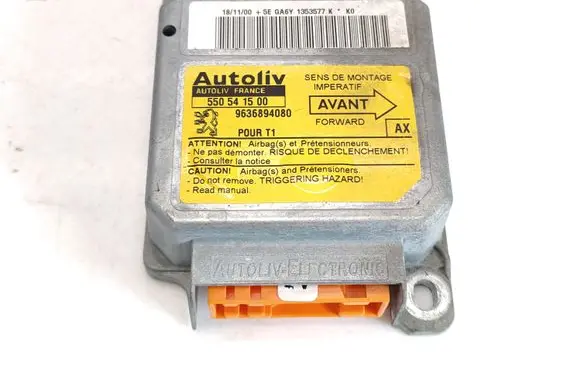 Peugeot 206 Airbag control unit/module 9636894080 550541500