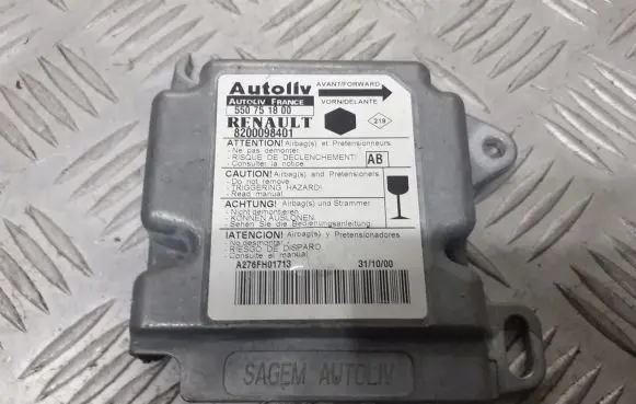 Renault Kangoo I Airbag control unit/module 8200098401