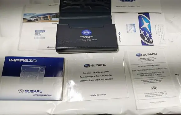 Subaru Impreza II Owners service history hand book 