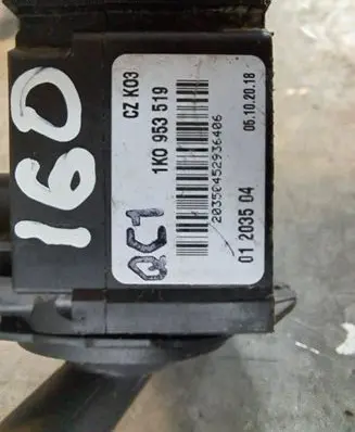 Volkswagen PASSAT B7 Wiper control stalk 1K0953519 01203504 20350452936406