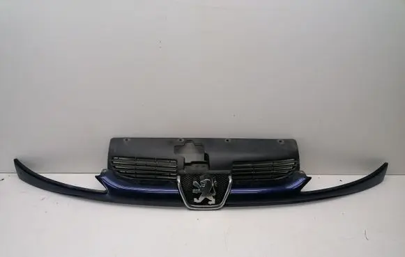 Peugeot 206 Front bumper upper radiator grill 96495663XT 9628691277