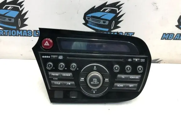 Honda Insight Radio/CD/DVD/GPS head unit 39100TM8G02 PH3083H