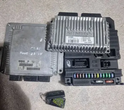 Citroen C8 Engine ECU kit and lock set 0281012463 9646850580 9661145580