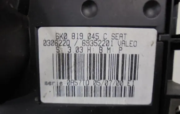 Seat Ibiza II (6k) Air conditioning/heating control unit 6K0819045C