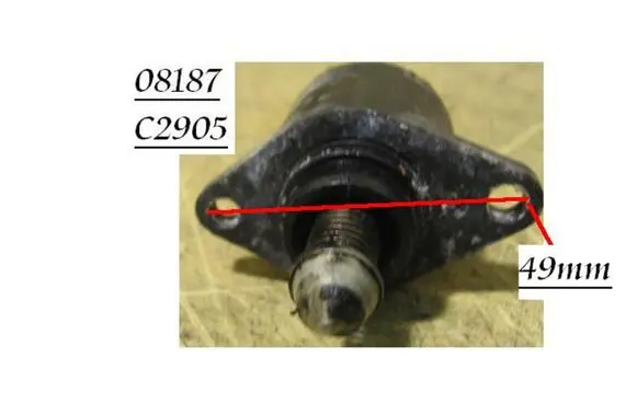 Opel Astra F Idle control valve (regulator) 08187 C2905