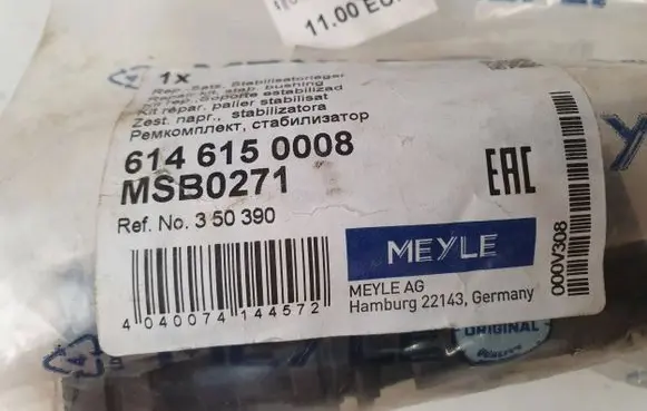 Opel Meriva B Front anti-roll bar/sway bar 6146150008 MSB0271