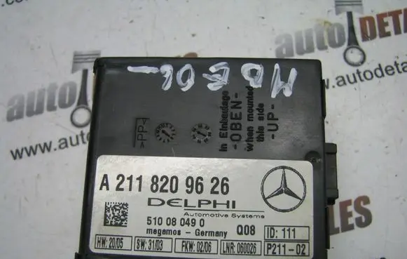 Mercedes-Benz E W211 Alarm control unit/module A2118209626