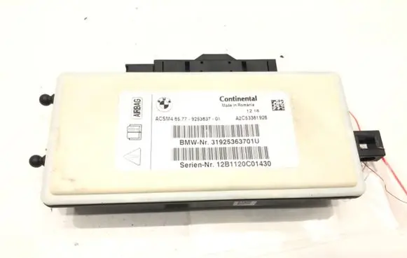 BMW 5 F10 F11 Airbag deployment crash/impact sensor 9253637