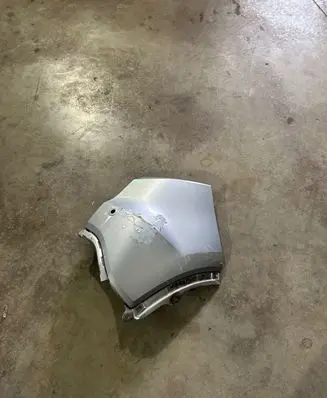 Rear bumper corner part panel trim