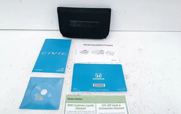 Honda Civic X Owners service history hand book 