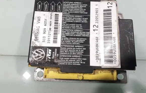 Volkswagen PASSAT B6 Airbag control unit/module 3C0909605F